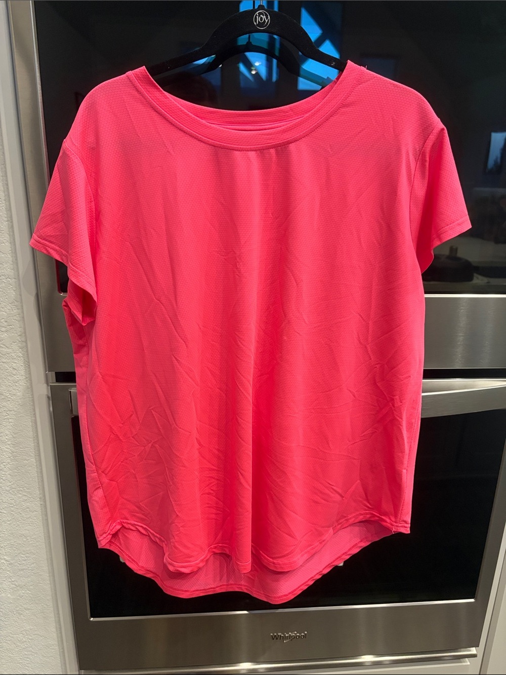 SSYS Relaxed Short Sleeve Tee in Hot Pink
